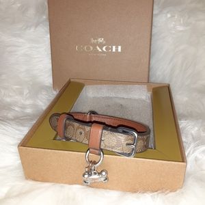 Coach Signature Dog Collar Sz. Small
